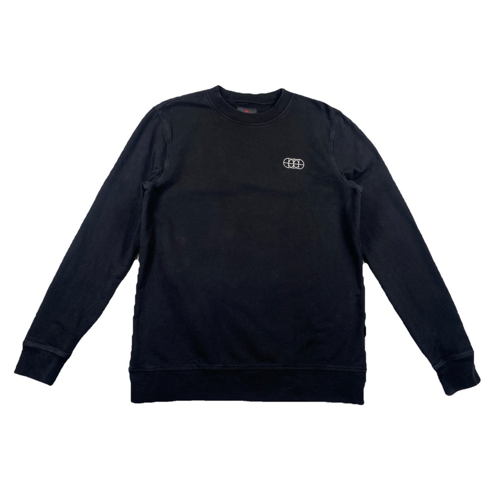 American Giant Men's Small Crewneck Sweater Black USA Cotton (Company Print)